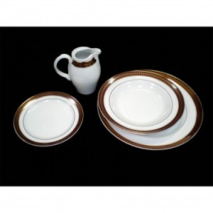 Servi&ccedil;o de Mesa 70 Pe&ccedil;as Rubi COSTA VERDE