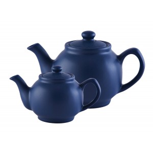 Bule Ingl&ecirc;s Azul Mate 6 Ch&aacute;venas PRICE & KENSINGTON