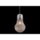Suspensão LUXhome BULB 1xE27 cromada