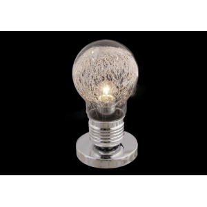 Candeeiro Mesa LUXhome BULB 1xE27 cromado	