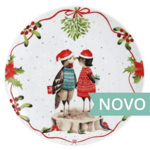 Prato Bolo 21 cm Christmas Love