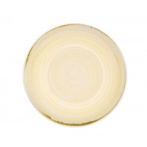 Prato Raso Amarelo 28 cm