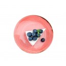 Prato Sobremesa Rosa 21 cm