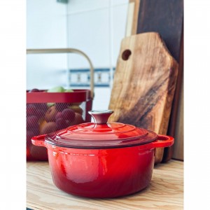 Ca&ccedil;arola Ferro Fundido 21cm 2.5L Vermelha