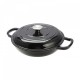 Caçarola Baixa Ferro Fundido 27cm 3.5L Preta