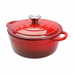 Ca&ccedil;arola Ferro Fundido 24cm 3.5L Vermelha
