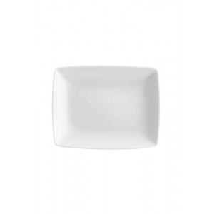 Prato Rectangular Carr&eacute; White VISTA ALEGRE