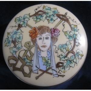 Caixa Regaleira Pintada &agrave; M&atilde;o VA