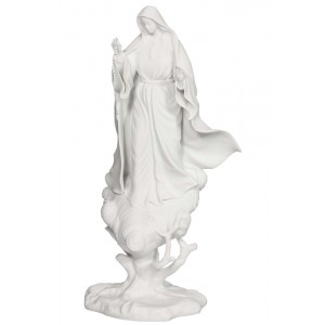 Escultura Apari&ccedil;&atilde;o de F&aacute;tima Biscuit VISTA ALEGRE