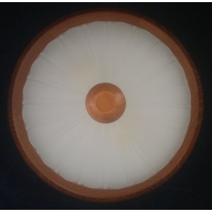 Plafond Grande Madeira com Vidro Lapidado