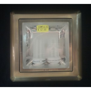 Plafond 26cm em Metal Completo