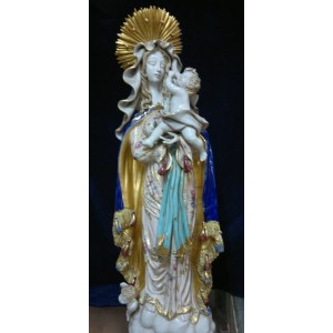 Madona Italiana Pintada &agrave; M&atilde;o